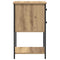vidaXL Bedside Cabinet with Drawer 2 pcs Artisan oak Engineered wood
