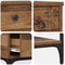 vidaXL Console Table Old Wood 75x34.5x75 cm Engineered Wood