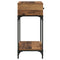vidaXL Console Table Old Wood 75x34.5x75 cm Engineered Wood