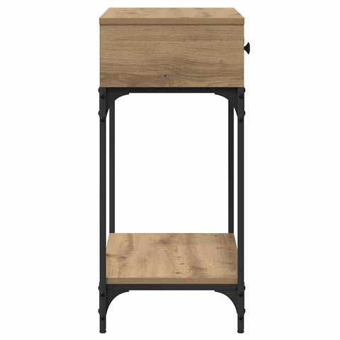 vidaXL Console Table Artisan oak 75 x 34.5 x 75 cm Engineered wood