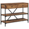vidaXL Console Table Old Wood 100x34.5x75 cm Engineered Wood