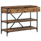 vidaXL Console Table Old Wood 100x34.5x75 cm Engineered Wood