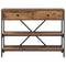 vidaXL Console Table Old Wood 100x34.5x75 cm Engineered Wood