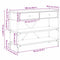 vidaXL Console Table Old Wood 100x34.5x75 cm Engineered Wood