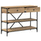 vidaXL Console Table Artisan Oak 100x34.5x75 cm Engineered Wood
