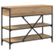 vidaXL Console Table Artisan Oak 100x34.5x75 cm Engineered Wood