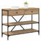 vidaXL Console Table Artisan Oak 100x34.5x75 cm Engineered Wood