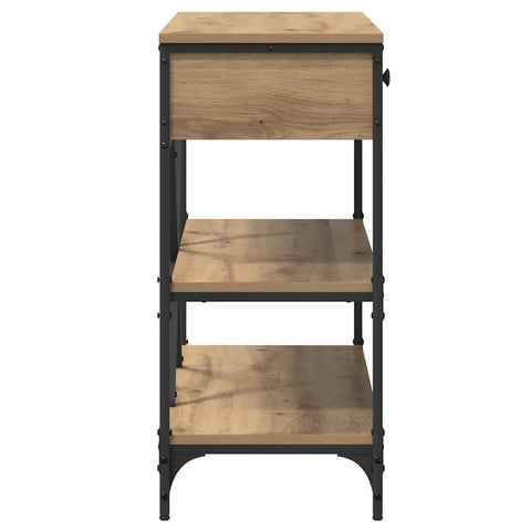 vidaXL Console Table Artisan Oak 100x34.5x75 cm Engineered Wood