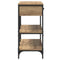 vidaXL Console Table Artisan Oak 100x34.5x75 cm Engineered Wood