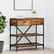 vidaXL Console Table Old Wood 75x34.5x75 cm Engineered Wood