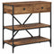 vidaXL Console Table Old Wood 75x34.5x75 cm Engineered Wood