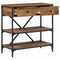 vidaXL Console Table Old Wood 75x34.5x75 cm Engineered Wood