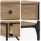 vidaXL Console Table Artisan Oak 75x34.5x75 cm Engineered Wood