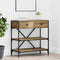 vidaXL Console Table Artisan Oak 75x34.5x75 cm Engineered Wood