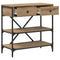 vidaXL Console Table Artisan Oak 75x34.5x75 cm Engineered Wood