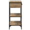 vidaXL Console Table Artisan Oak 75x34.5x75 cm Engineered Wood