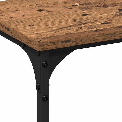 vidaXL Console Table Old Wood 200x29x75 cm Engineered Wood