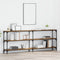 vidaXL Console Table Old Wood 200x29x75 cm Engineered Wood