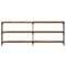 vidaXL Console Table Old Wood 200x29x75 cm Engineered Wood