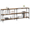 vidaXL Console Table Old Wood 200x29x75 cm Engineered Wood