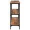 vidaXL Console Table Old Wood 200x29x75 cm Engineered Wood