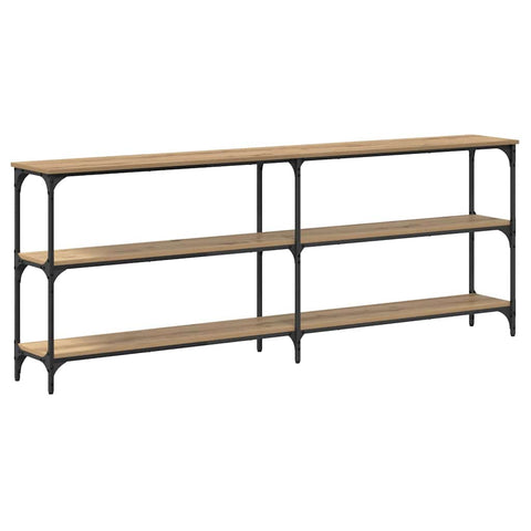 vidaXL Console Table Artisan Oak 200x29x75 cm Engineered Wood