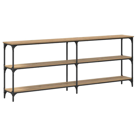 vidaXL Console Table Artisan Oak 200x29x75 cm Engineered Wood