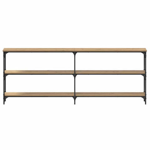 vidaXL Console Table Artisan Oak 200x29x75 cm Engineered Wood