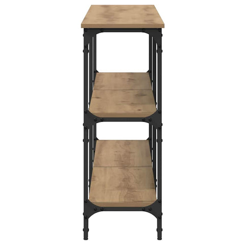 vidaXL Console Table Artisan Oak 200x29x75 cm Engineered Wood