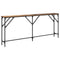 vidaXL Console Table Old Wood 180x23x75 cm Engineered Wood
