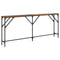 vidaXL Console Table Old Wood 180x23x75 cm Engineered Wood