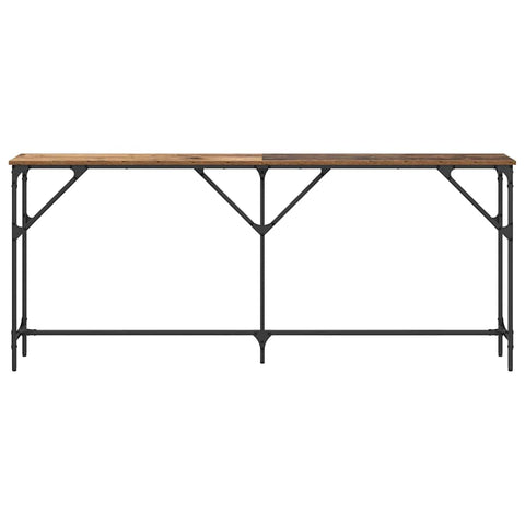 vidaXL Console Table Old Wood 180x23x75 cm Engineered Wood