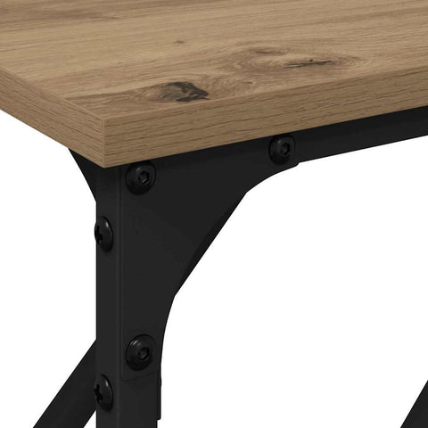vidaXL Console Table Artisan Oak 180x23x75 cm Engineered Wood