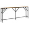 vidaXL Console Table Artisan Oak 180x23x75 cm Engineered Wood