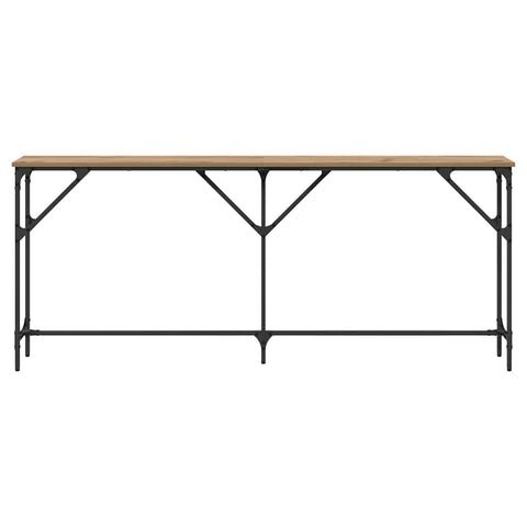 vidaXL Console Table Artisan Oak 180x23x75 cm Engineered Wood