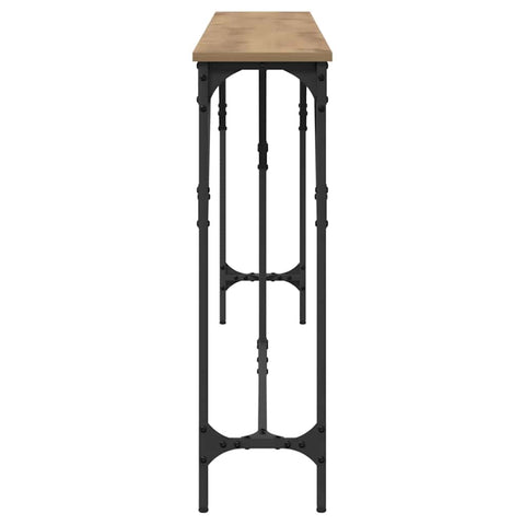 vidaXL Console Table Artisan Oak 180x23x75 cm Engineered Wood