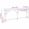 vidaXL Console Table Artisan Oak 180x23x75 cm Engineered Wood