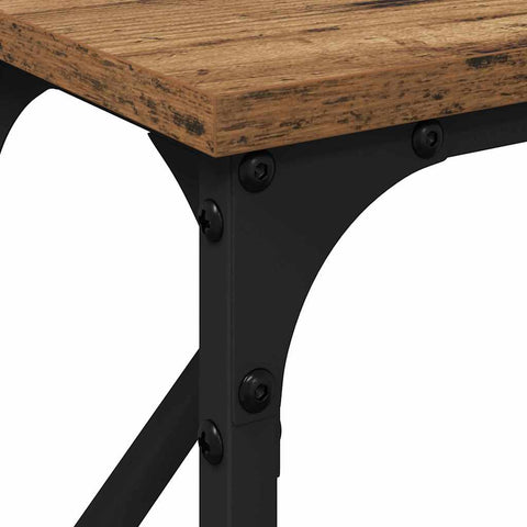 vidaXL Console Table Old Wood 140x23x75 cm Engineered Wood