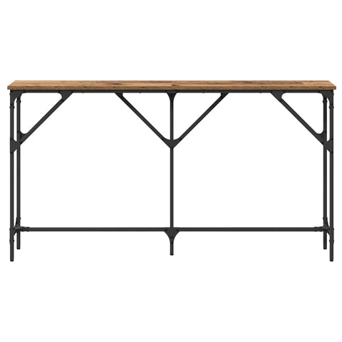vidaXL Console Table Old Wood 140x23x75 cm Engineered Wood