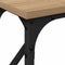 vidaXL Console Table Artisan Oak 140x23x75 cm Engineered Wood