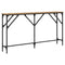 vidaXL Console Table Artisan Oak 140x23x75 cm Engineered Wood