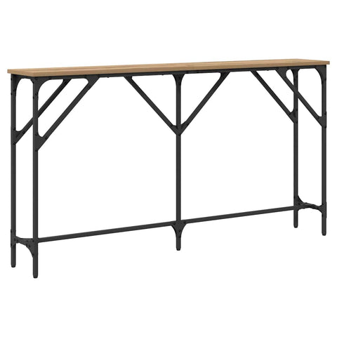 vidaXL Console Table Artisan Oak 140x23x75 cm Engineered Wood