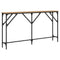 vidaXL Console Table Artisan Oak 140x23x75 cm Engineered Wood