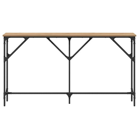 vidaXL Console Table Artisan Oak 140x23x75 cm Engineered Wood