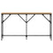 vidaXL Console Table Artisan Oak 140x23x75 cm Engineered Wood
