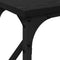 vidaXL Console Table Black Oak 140x23x75 cm Engineered Wood