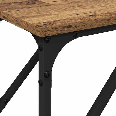 vidaXL Console Table Old Wood 200x29x75 cm Engineered Wood