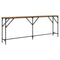 vidaXL Console Table Old Wood 200x29x75 cm Engineered Wood
