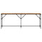 vidaXL Console Table Old Wood 200x29x75 cm Engineered Wood