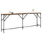 vidaXL Console Table Old Wood 200x29x75 cm Engineered Wood